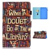 Samsung Galaxy Tab A7 10.4 T500 T505 Etui Motiv When in doubt go the Library