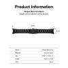 Samsung Galaxy Watch 4/5 40mm Armbånd Metal One Band Sort
