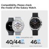 Samsung Galaxy Watch 8 40/44mm/Classic 46mm Armbånd Enzo Sort