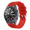 Samsung Galaxy Watch3 45mm Armbånd Pinstripe Rød