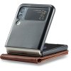 Samsung Galaxy Z Flip 4 Etui med Kortholder Stativfunktion Mørkebrun