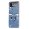 Samsung Galaxy Z Flip 4 Deksel Glitter Blå