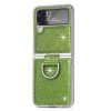 Samsung Galaxy Z Flip 4 Deksel Glitter Grønn