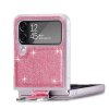 Samsung Galaxy Z Flip 4 Deksel Glitter Rosa