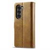 Samsung Galaxy Z Fold 6 Etui med Kortholder Stativfunktion Lysebrun