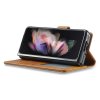 Samsung Galaxy Z Fold3 Etui med Kortholder Stativfunktion Brun