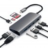 USB-C Multimedia Adapter 4K HDMI/Mini DisplayPort Gigabit Ethernet Grå
