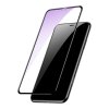 Skærmbeskytter i Hærdet Glas 0.2mm 9H Anti-blue-ray Full Size iPhone Xr/11 Sort