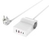 Skrivebord Oplader USB-C/A Power Strip Desk GaN 65W
