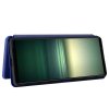Sony Xperia 1 IV Etui Kulfibertekstur Blå