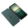 Sony Xperia 1 IV Etui Kulfibertekstur Grøn