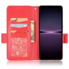 Sony Xperia 1 IV Etui med Kortholder Rød