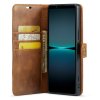 Sony Xperia 1 V Etui Aftageligt Cover Brun