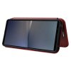 Sony Xperia 1 VI Etui Kulfibertekstur Brun