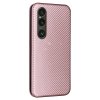 Sony Xperia 1 VI Etui Kulfibertekstur Roseguld