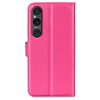 Sony Xperia 1 VI Etui Litchi Magenta