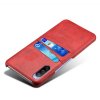 Sony Xperia 10 III Cover Kortholder til to kort Rød