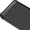 Sony Xperia 10 Plus Cover Vega Series Børstet Kulfibertekstur TPU Sort