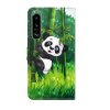 Sony Xperia 5 III Etui Motiv Panda Og Træ