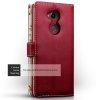Sony Xperia XA2 Ultra Plånboksetui PU-læder Blommor Rød