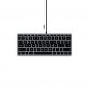 W1 USB-C tastatur Nordisk layout