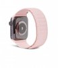 Apple Watch 38/40/41mm Armbånd Magnetic Traction Strap Ægte Læder Pink