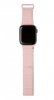Leather Magnetic Traction Strap Apple Watch 38/40/41mm Silver Pink