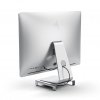USB-C Aluminum Monitor Stand Hub för iMac. USB 3.0 portar. kortläsare och 3.5mm-uttag Sølv
