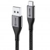 Ultra USB-A till USB-C Kabel 3A/480Mbps 30 cm Rymdgrå
