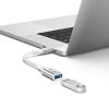 Ultra USB-C till USB-A Adapter 15 cm Silver