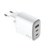 65W GaN Vægoplader 2xUSB-C & USB-A