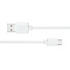 USB-A til USB-C Kabel Basic 60W 1.2m Hvid