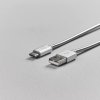 USB-C Kabel 1m Metalic Sølv