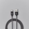 USB-C Kabel 1m Metalic Sort