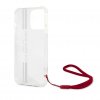 iPhone 13 Pro Max Cover Nylon Cord Transparent