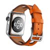 Watch 42/44/45mm/Apple Watch Ultra Armbånd med Tekstur Lysebrun