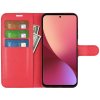Xiaomi 12 Pro Fodral Litchi Röd
