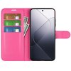 Xiaomi 14 Etui Litchi Magenta