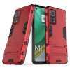 Xiaomi Mi 10T/10T Pro Cover Armor Stativfunksjon Rød