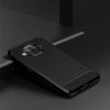 Xiaomi Mi 10T Lite Cover Børstet Kulfibertekstur Sort