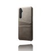 Xiaomi Mi Note 10 Lite Cover Kortholder til to kort Grå