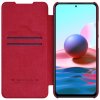 Xiaomi Redmi Note 10 5G Etui Qin Series Rød