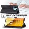 Xiaomi Redmi Note 13 5G Etui med Kortholder Stativfunktion Sort
