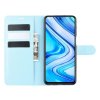 Xiaomi Redmi Note 9 Pro Etui Litchi Blå