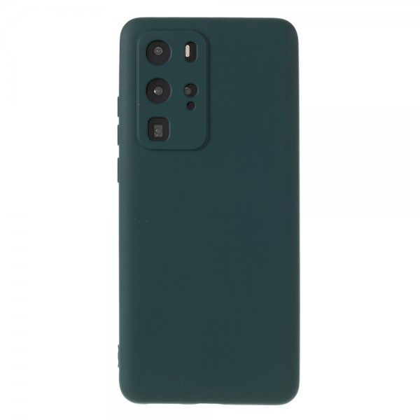 Huawei P40 Pro Cover Silikonee Mørkegrøn