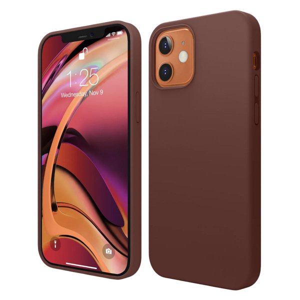 iPhone 12/iPhone 12 Pro Cover Silikone MagSafe Brun