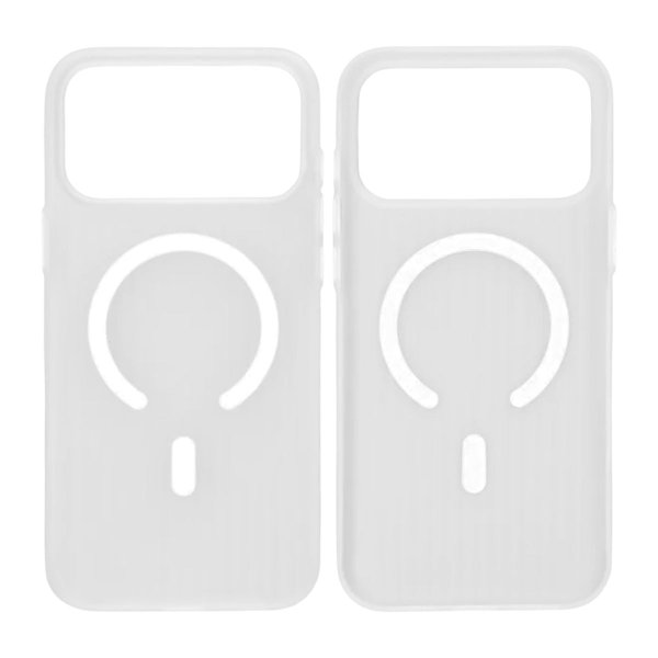iPhone 17 Pro Max Cover Bølgeplade MagSafe Hvid