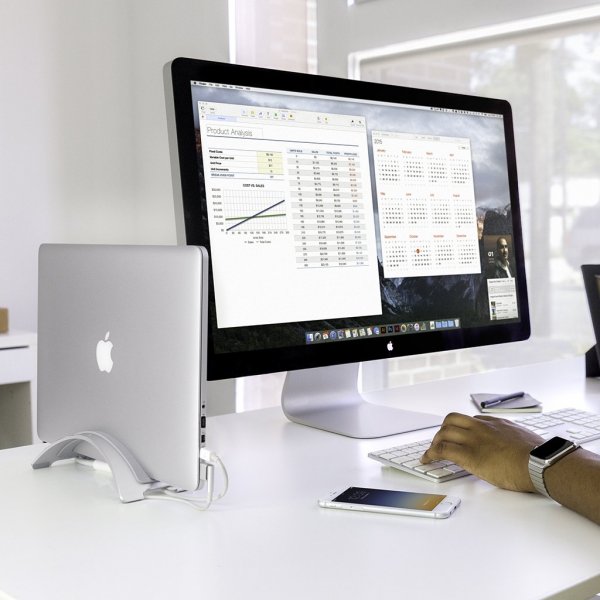 BookArc Dockingstation Sølv