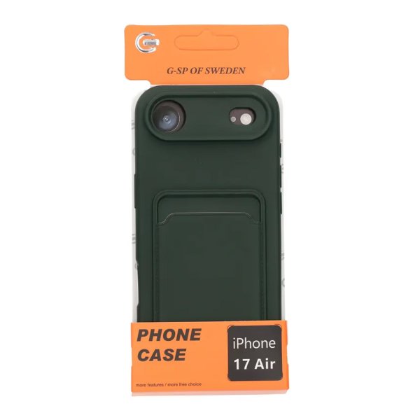 iPhone Air Cover Kortholder Grøn