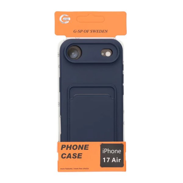 iPhone Air Cover Kortholder Blå